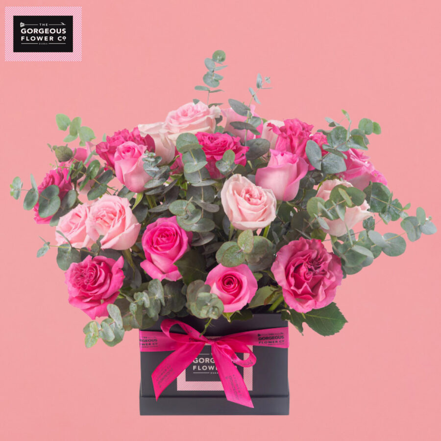 Pink Rose Bay Arrangement