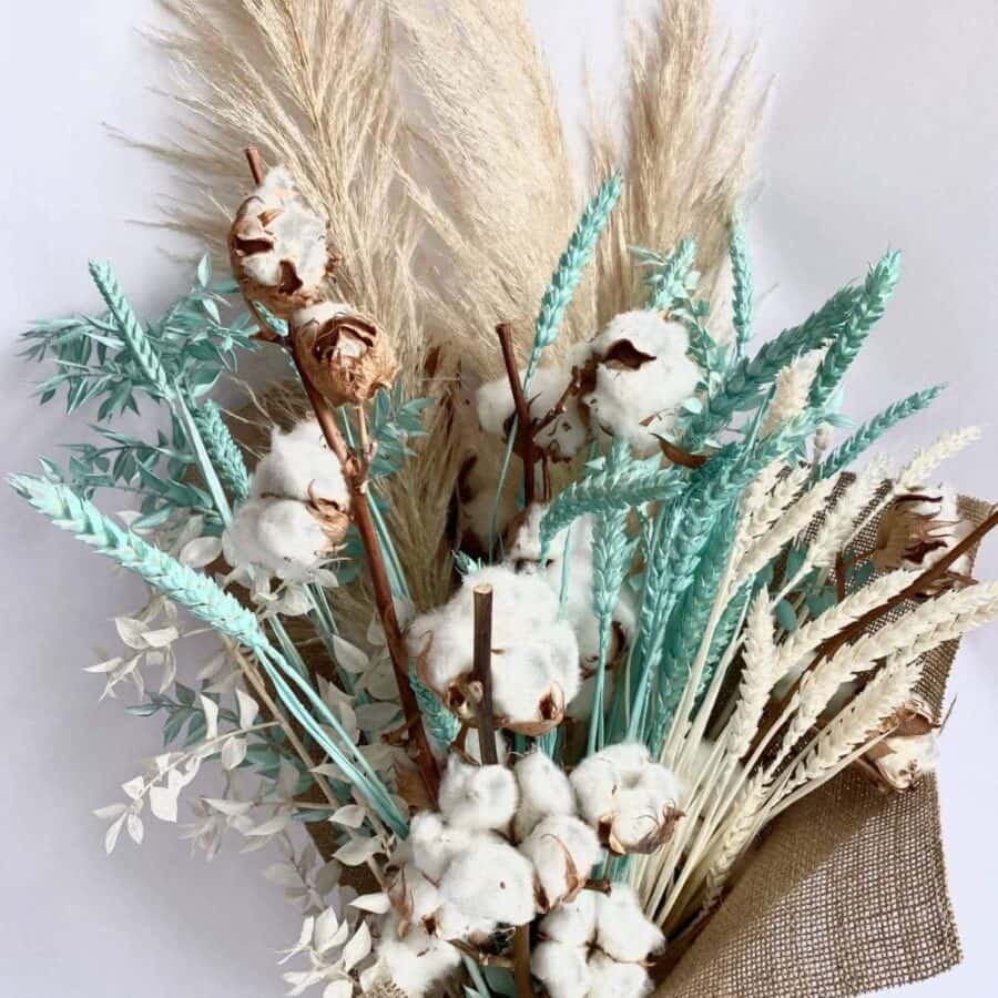 Pampas & Cotton (Teal)