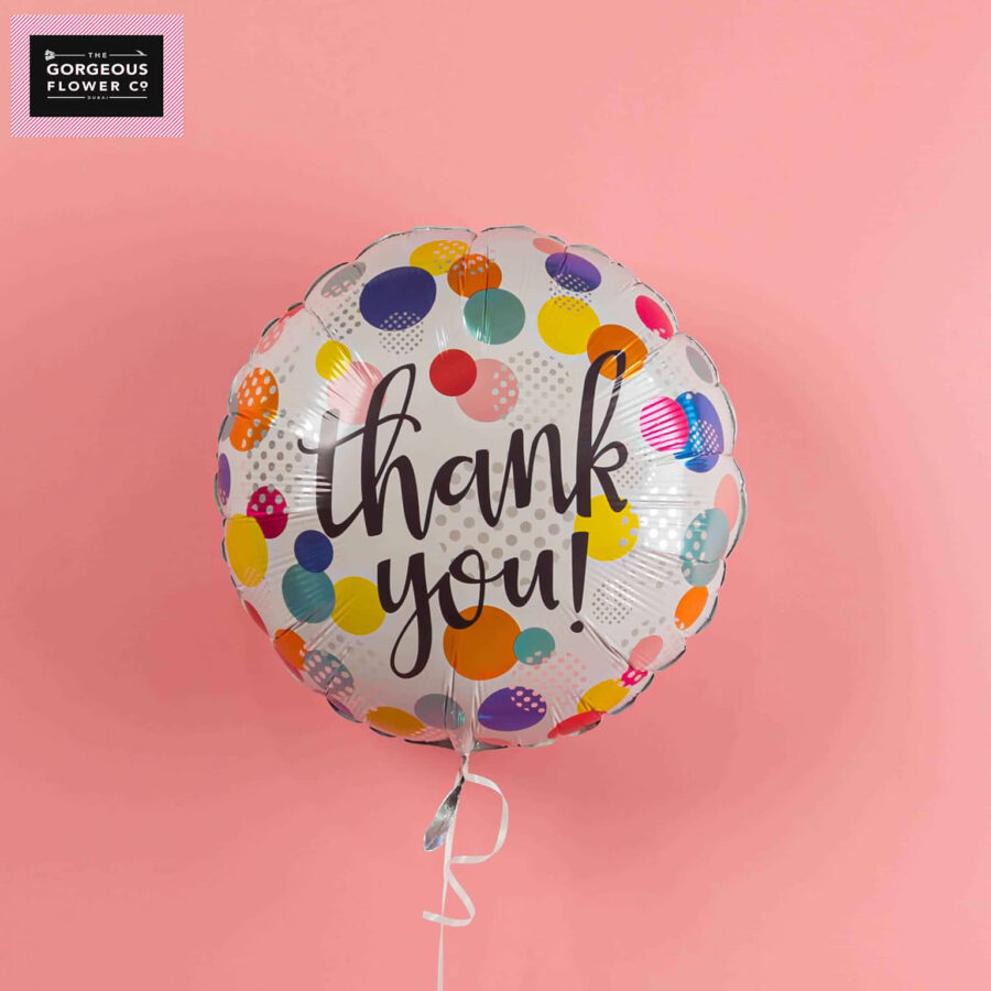 Thank you foil balloon