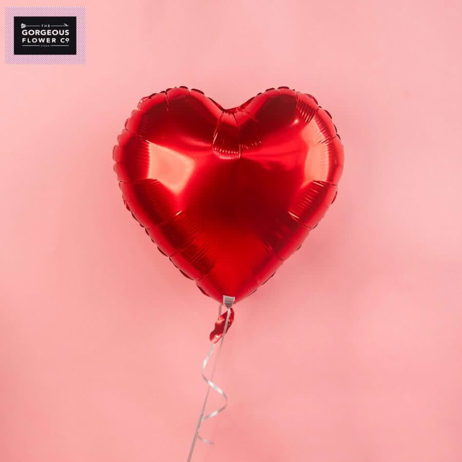 Heart foil balloon