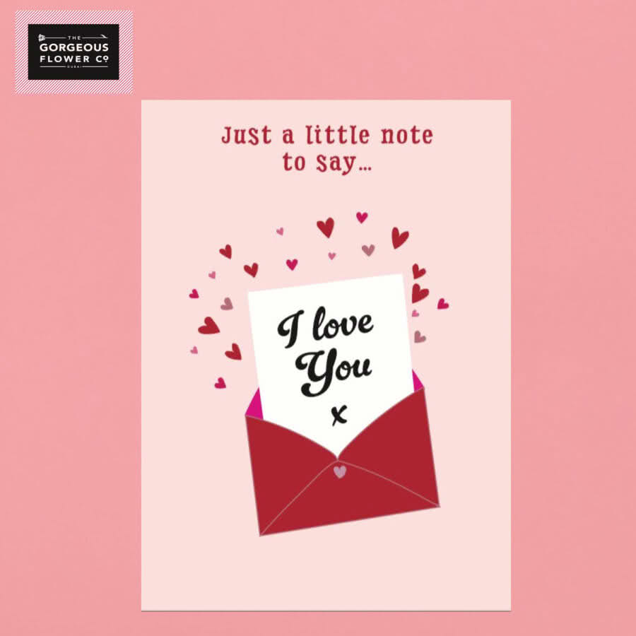 Love Card pink
