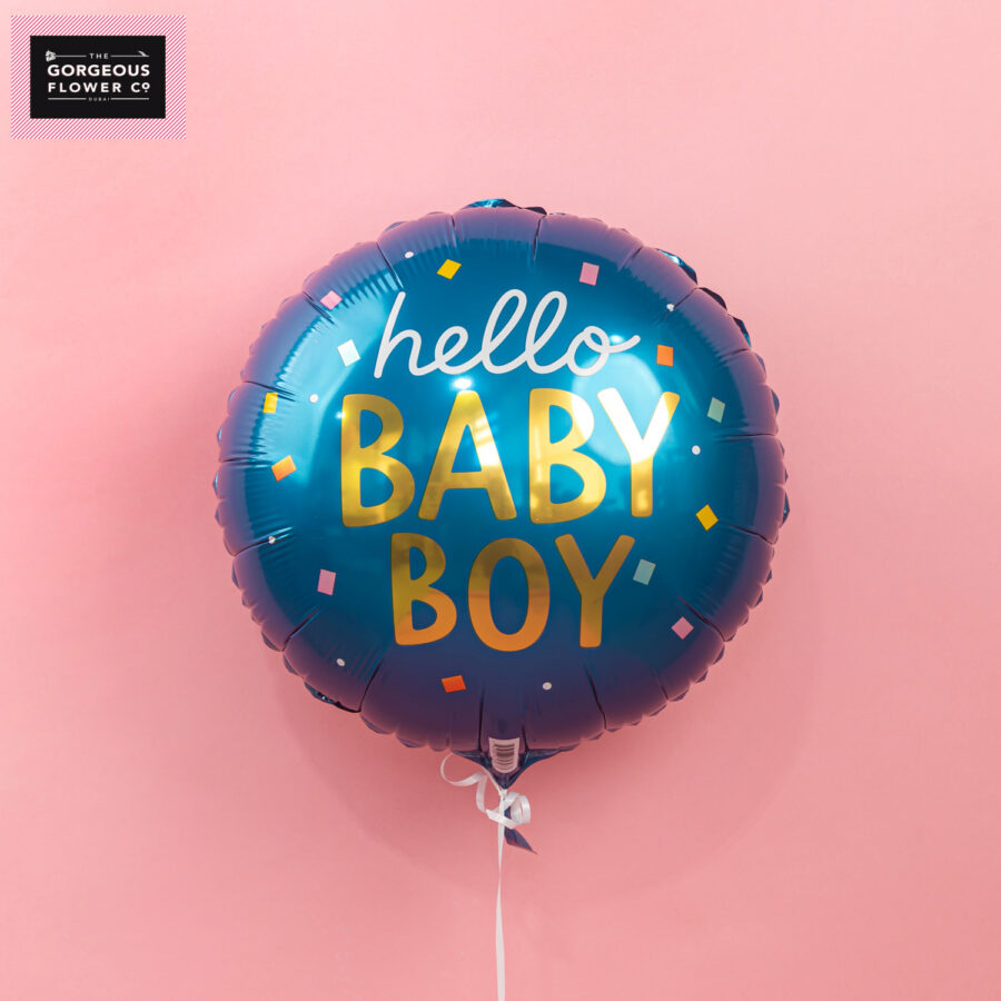 Hello Baby Boy Balloon