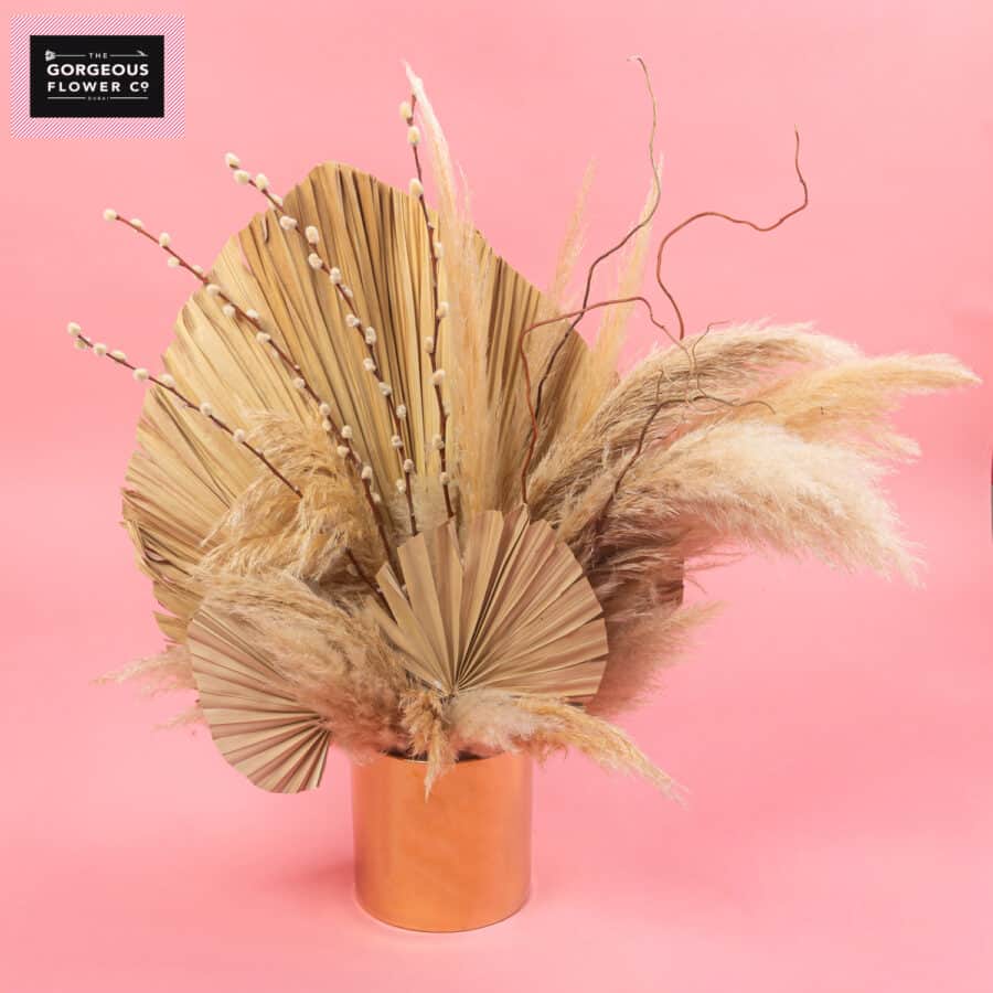 Palm Bay Dried Flower Arrangement